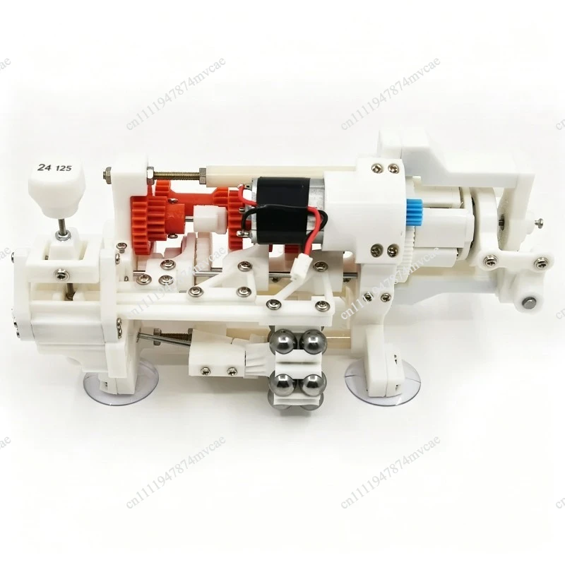 Transmission Dynamic Model, Car 5-Speed Manual, with Reverse Clutch Selector 3D Printed Model