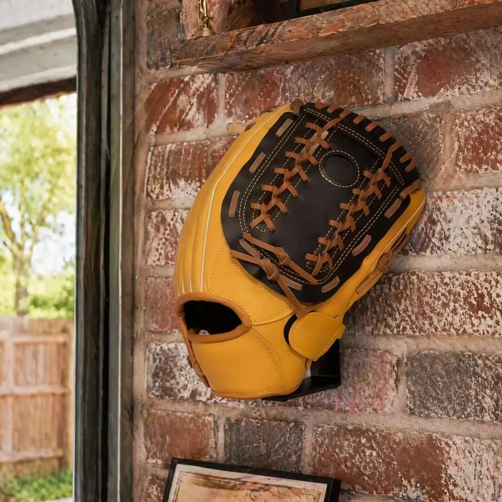 Space Saving Glove Rack Baseball Softball Glove Holder Wall Mount Acrylic Display Rack Organizer Shape Preservation for Home