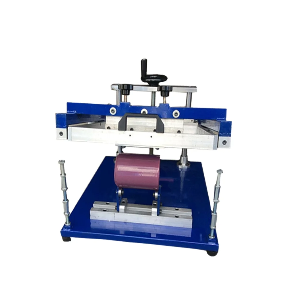 Silk Screen Manual Cylindrical Round Printer/screen Printing Machine