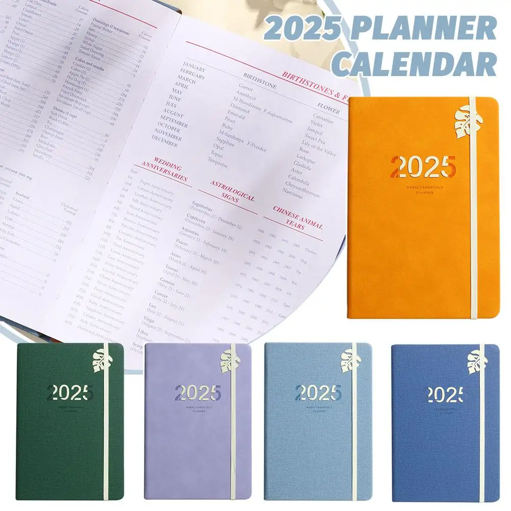 2025 Schedule Plan Notepad Time Management Notebook Diary Planner อุปกรณ์ Organizer สํานักงานนักเรียนหนังสือเดือนการเขียน X7H1