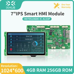 IXHUB 1000nis HMI IPS LCD Display Module UART Port with Program+Touchscreen for Arduino Mega 2560 ES Vector Fonts Video Support