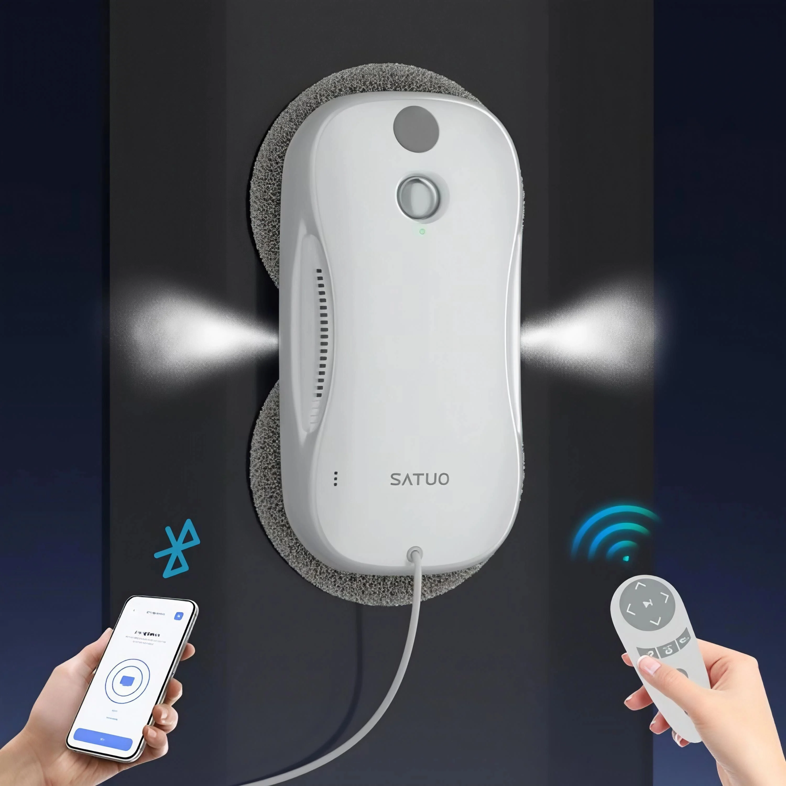 

Customized Intelligent Remote Control Automatic Water Spray Brushless Motor Glass Cleaner External Intelligent Window Cleaning R