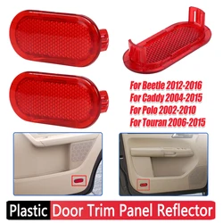 Red Door Trim Panel Reflector 6Q0947419 for Beetle Caddy Polo Touran 2002-2016 Red Appearance Fit for VW Caddy 2004-2015