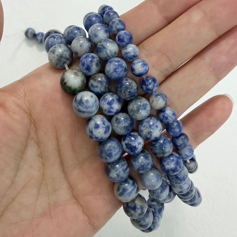 Natural Stone Sodalite Round Beads 15