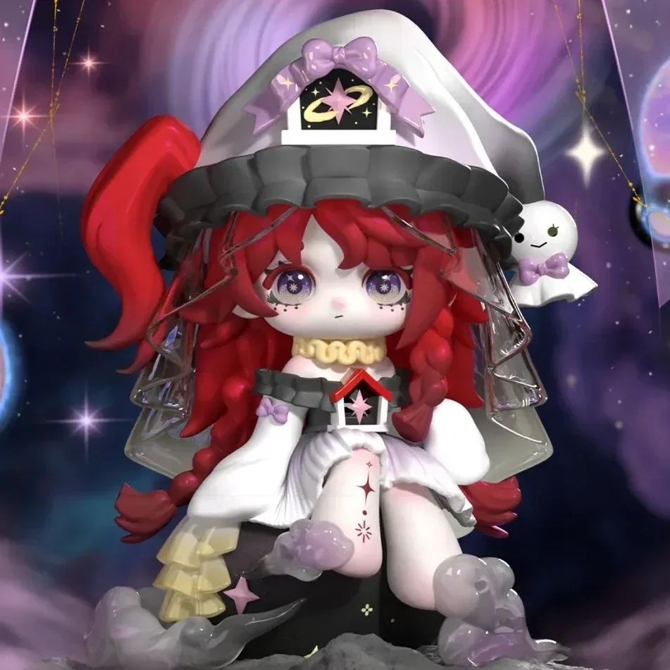 Ninita Witch Revelation Series Blind Box Caixa Caja Dolls Mystery Box Gift Desktop Ornament Cartoon Model image 3