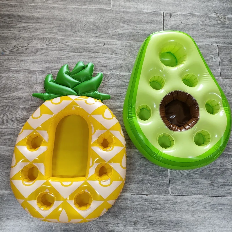 Inflatable Pineapple Ice Bucket Drink Holder Porous Beverage Tray Party Summer Pool Birthday Party Decoration Ice Bucket