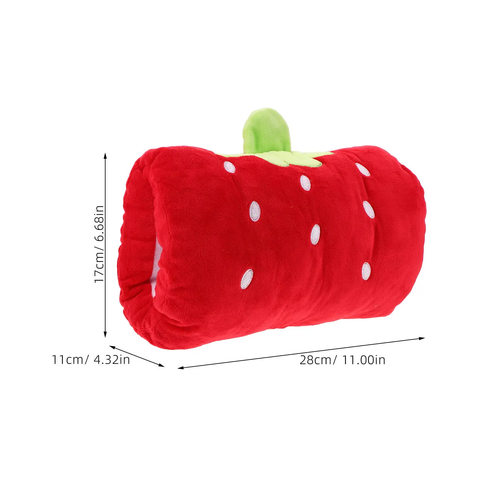 Strawberry Hand Warmer Pillow Soft Comfortable Warm Cozy Multifunctional Home Car Office Travel Winter Decor Gift for Everyone