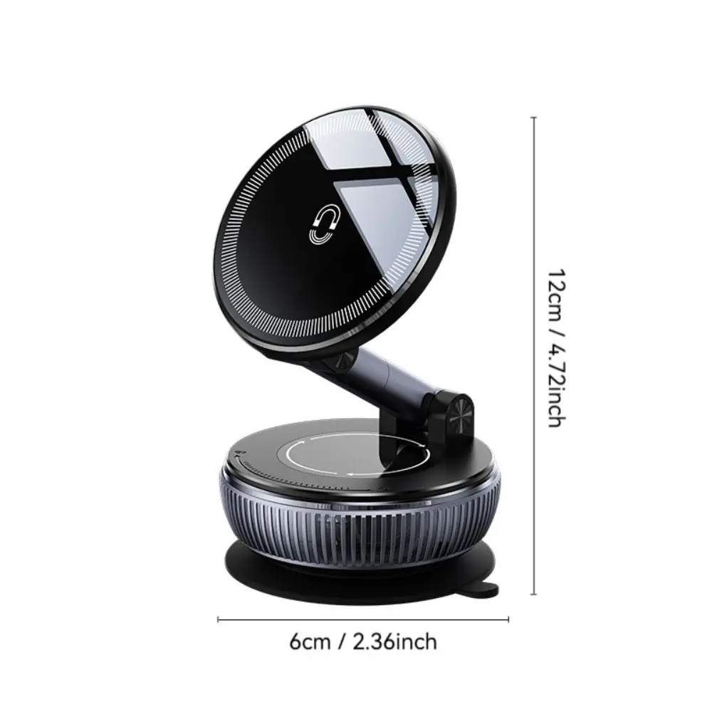 New Vacuum Magnetic Phone Holder Suction Cup Adjustable Car Navigation Bracket Rotation Foldable Adsorption Bracket