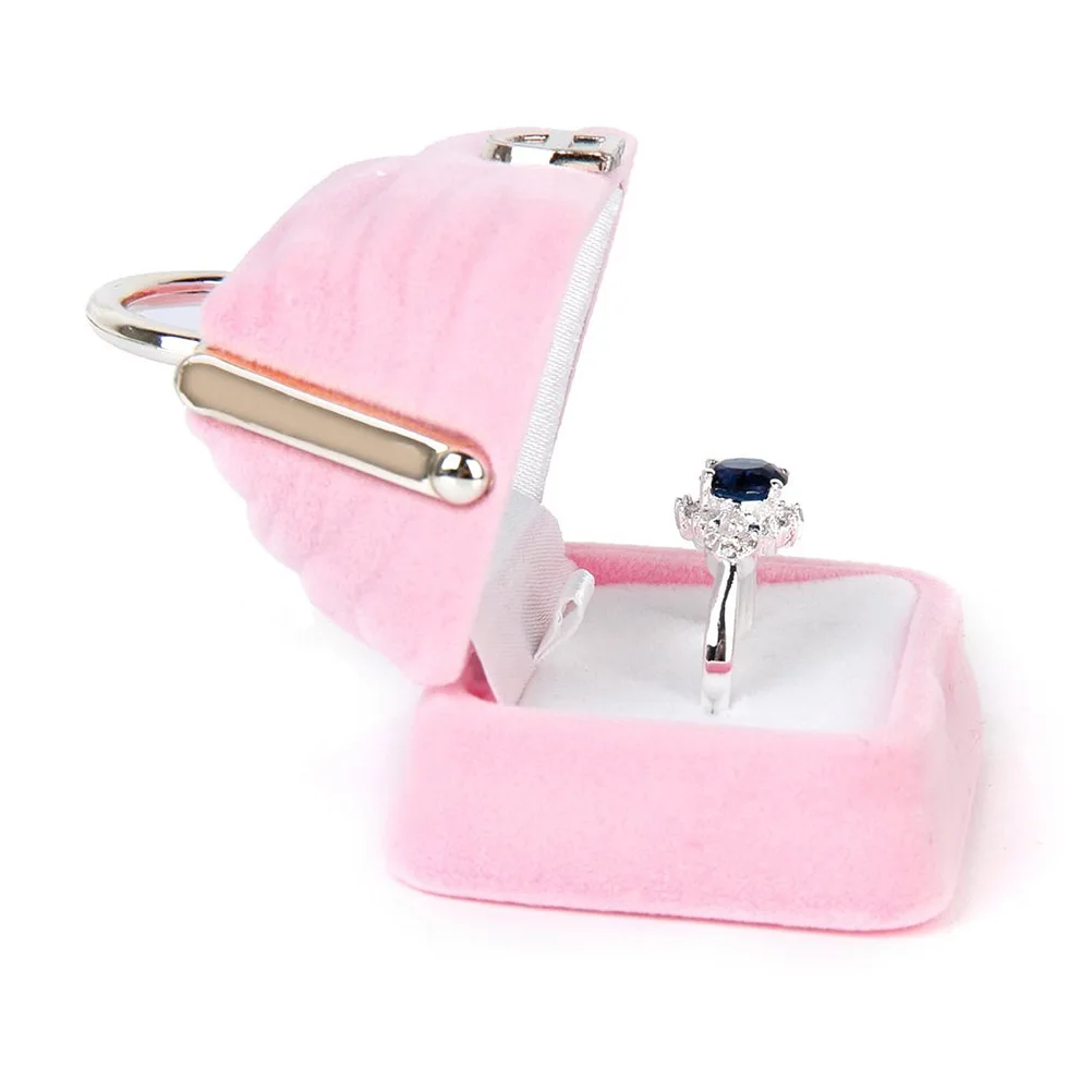 

Engagement Ring Box Romantic Proposal Jewelry Case Cute Handbag Shaped European Style