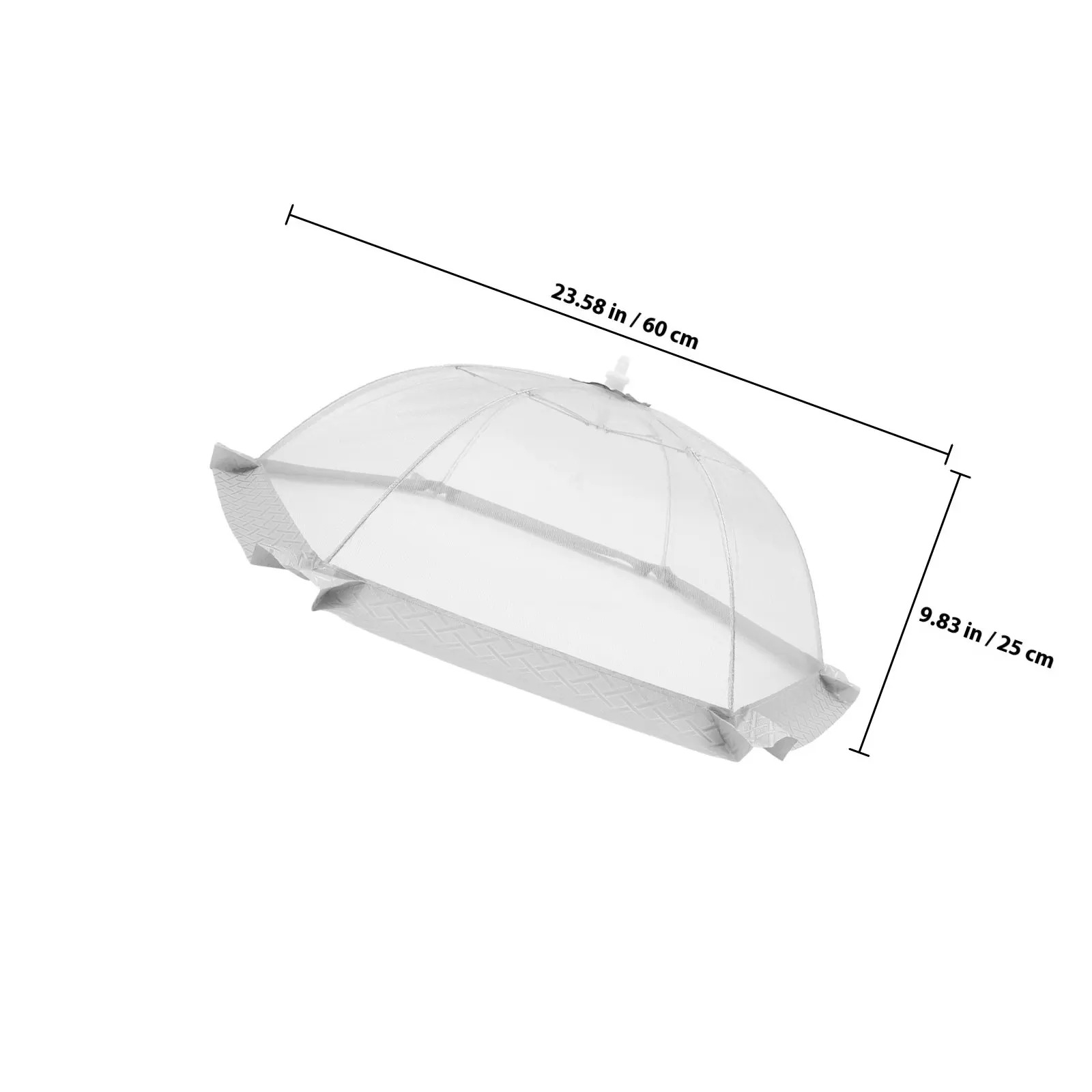 Foldable Mesh Food Tent Cover Large Capacity for Outdoor Indoor Dining Tables Insect Proof Food Protection Clear Visibility
