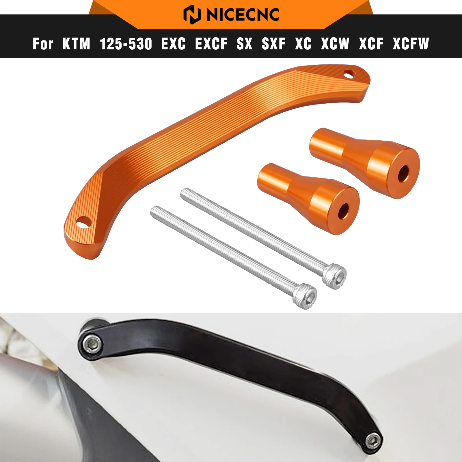 

Motocross Rear Grab Handle Bar For KTM EXC 300 EXC-F 350 450 XCW 500 2017-2019 SX 125 250 SX-F 450 XC 300 XC-F 350 2016-2018