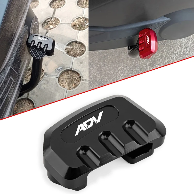Fit For HONDA ADV150 ADV160 ADV350 ADV 150 160 350 Motorcycles Center Stand Plate Pad Extension Middle Stand Foot Kick Enlarger