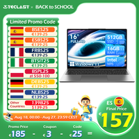 TECLAST F16 Air Laptop 16 inch Backlit Keyboard 180 Degree Flip 16GB RAM ROM 512GB 1920x1200 IPS fits Intel N95 CPU Support Mini-HDMI