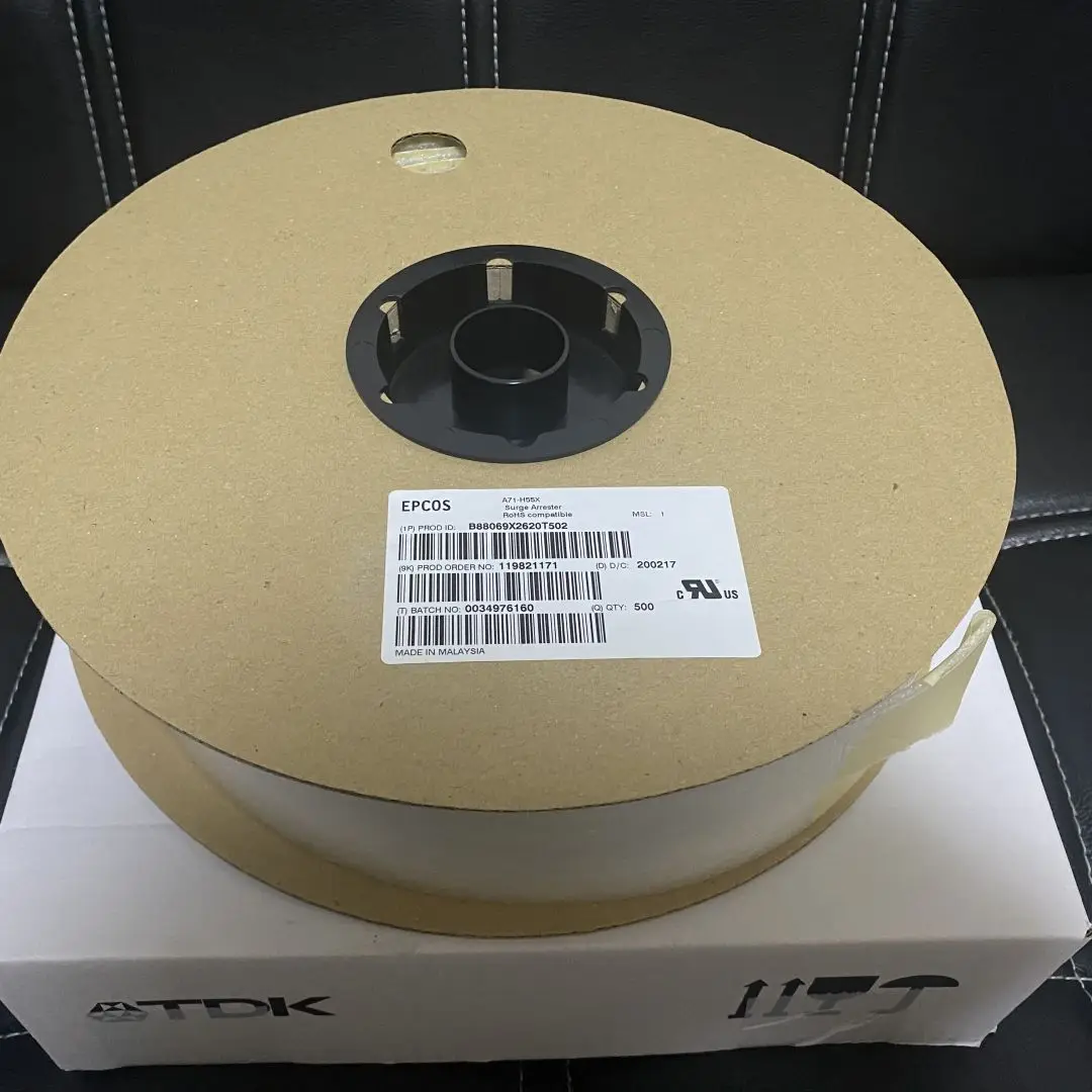 5/10/20 قطعة A71-H55X أنابيب تفريغ الغاز B88069X2620S102 10kA 5.5kV 2 القطب 8x8 مللي متر ل SSG5X-1 TDK GDT EPCOS 5500 A71-H55X #5