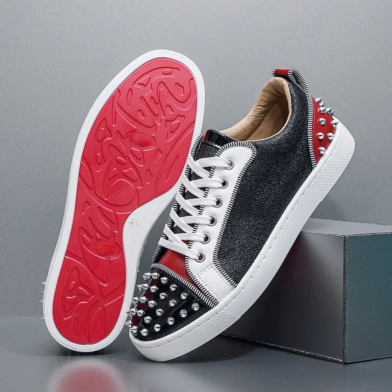 Popular New Fashion Men Casual Shoes Leather Board Shoes for Men High Quality Classic Comfortable Breathable Male Leisure Shoes