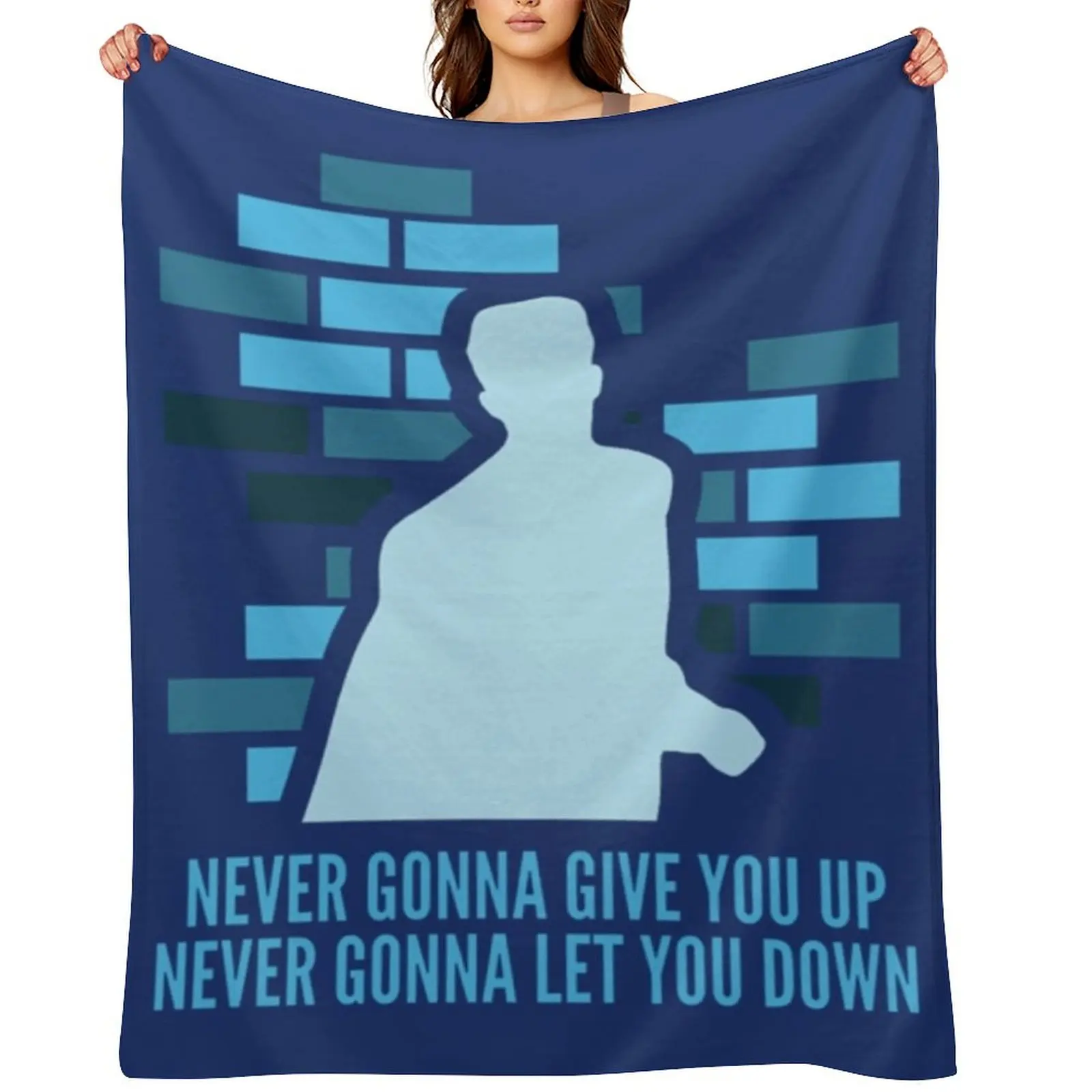 Never Gonna Give You Up Throw Blanket Nap Custom Decorative Beds Weighted Bed Beautifuls Blankets