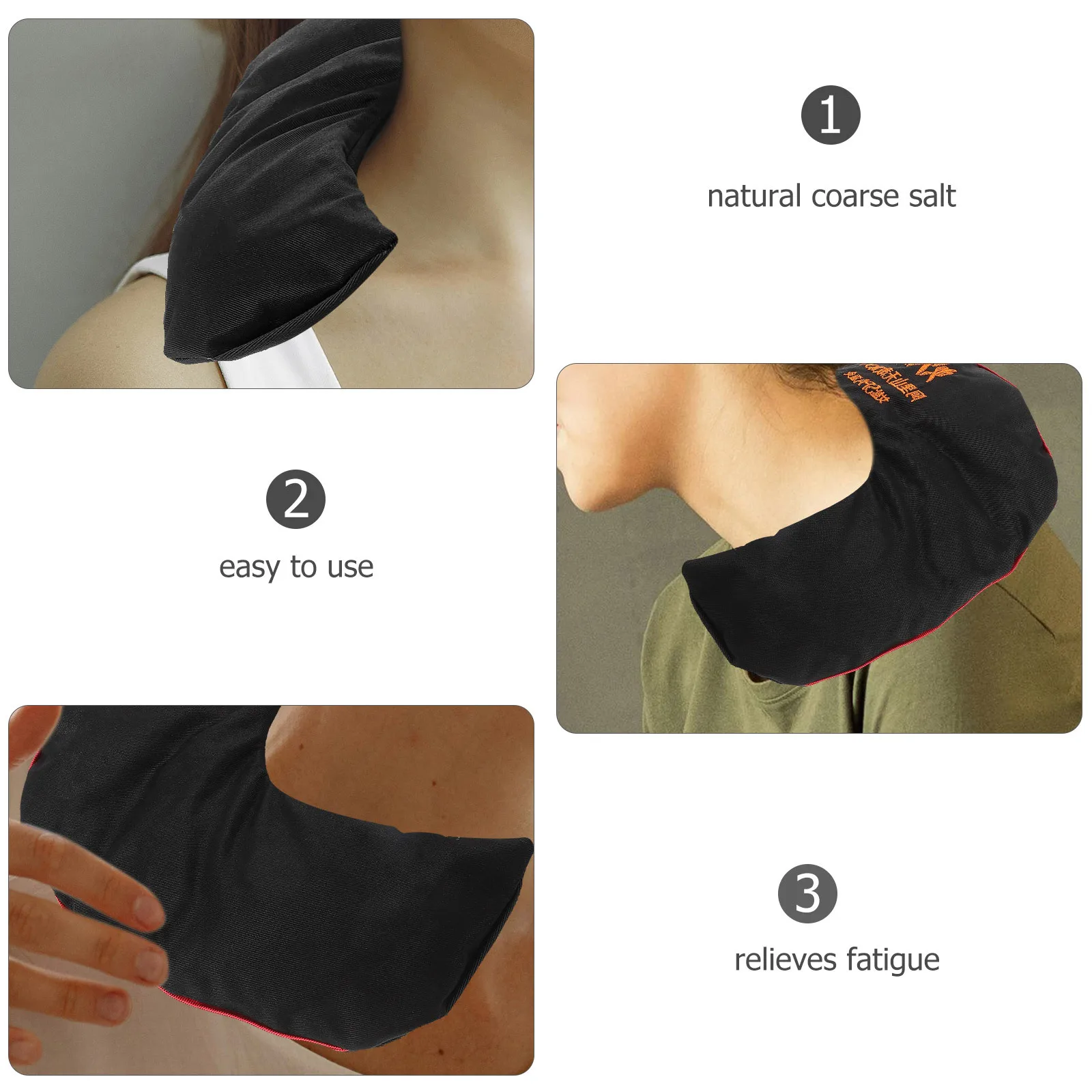 

Heat Therapy Salt Bag for Neck Shoulder Pain Relief Reusable Warm Comfortable Wrap for Lower Back Knees Home Use Heating Pad