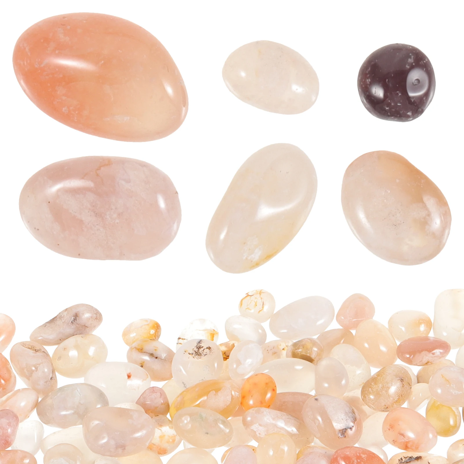 

Agate Stone 5-10mm 100g Pebbles for Plant Pots Aquarium Decor Landscaping Rocks Garden Ornament Hydroponics Stones Yard