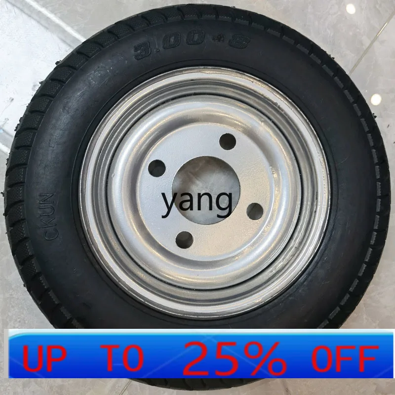 

LTT 300-8 Solid Rubber Tire with Steel Rim Caster 14 inch Diameter 35cm Universal Accessories