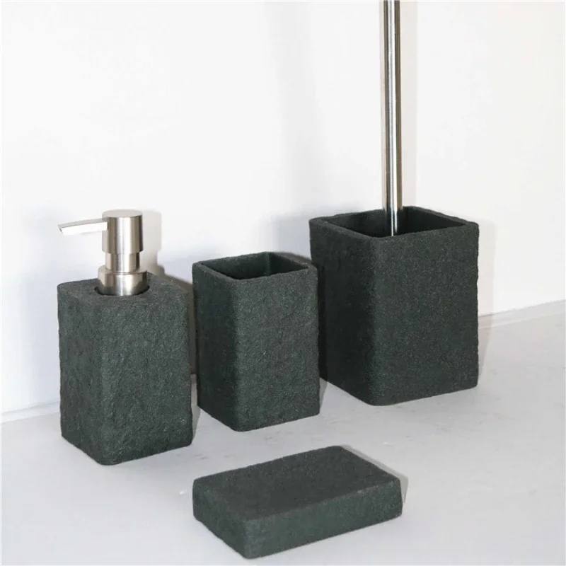 Bathroom wash set, tooth cup light luxury bathroom supplies, washbasin tray
