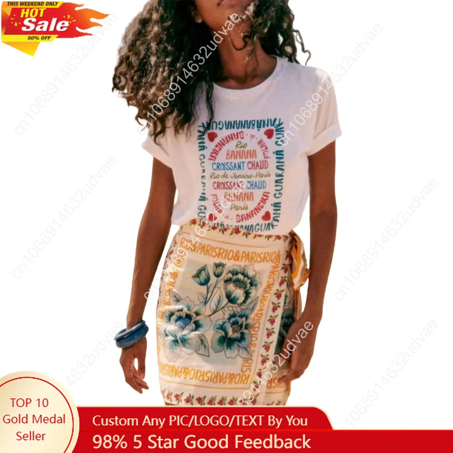 

Womens Summer Floral Wrap Short Skirt Tie Side High Waist A Line Beach Vacation Boho Mini Skirt