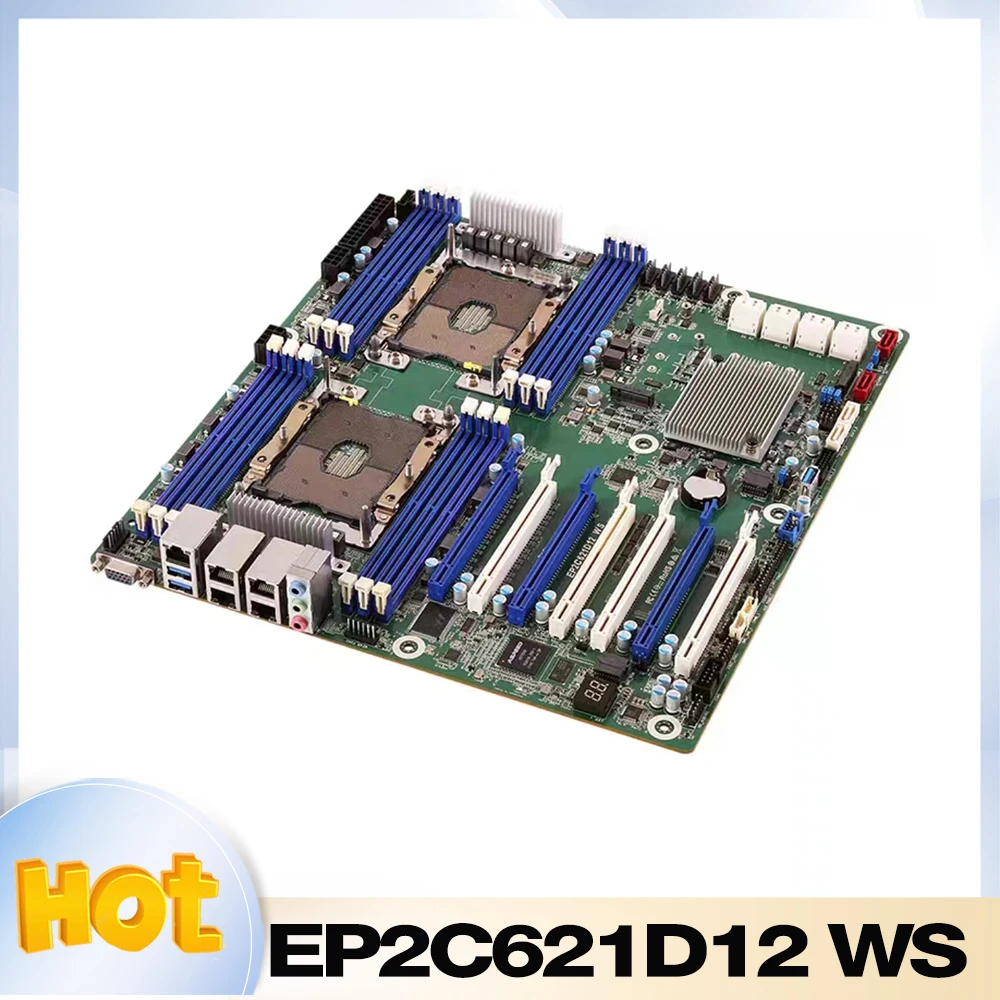

For ASRock Rack EP2C621D12 Server workstation motherboard dual LGA3647