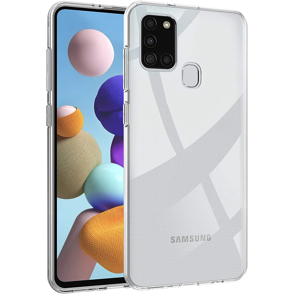 Custodia in TPU trasparente per Samsung Galaxy A51 A71 A31 A41 A21 A11 A01 Core A21S Cover posteriore morbida trasparente per telefono Funda antiurto