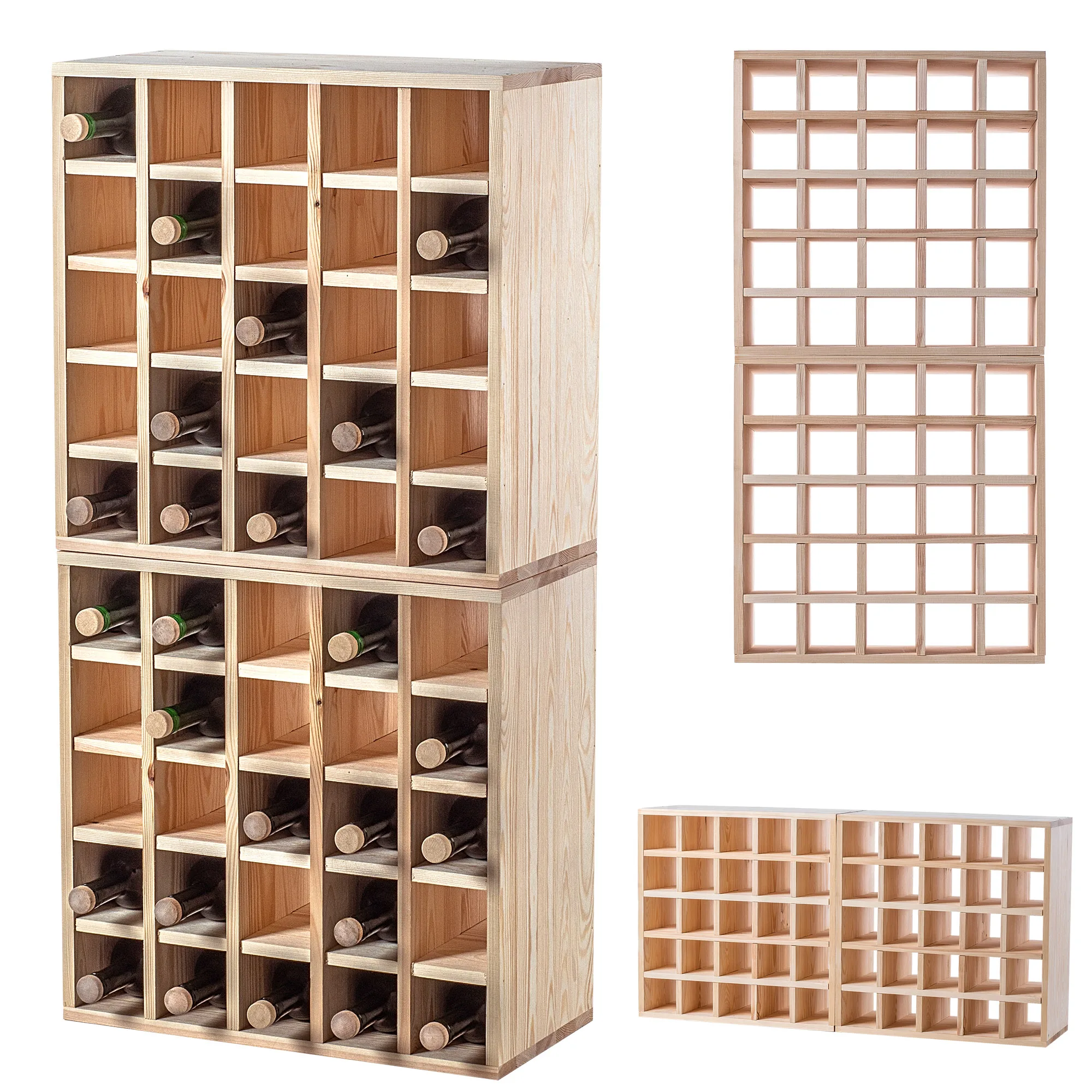 خزانة كتب النبيذ من كاداكس، صندوق شطرنج خشبي شفاف برونزي، 2 قطعة #1