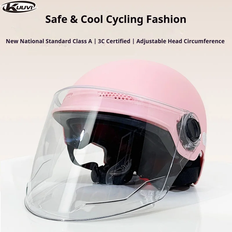 

Мужской легкий электрический велосипедный шлем — сертифицированный 3C полушлем для летней езды — солнцезащитная защитная кепка с вентиляцией