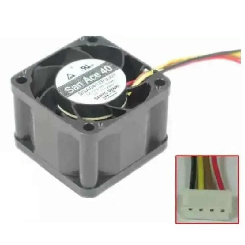 New Cooler Fan for Sanyo 9GA0412P3J07 12V 0.49A PWM Speed Regulation Cooling Fan 4CM 4028