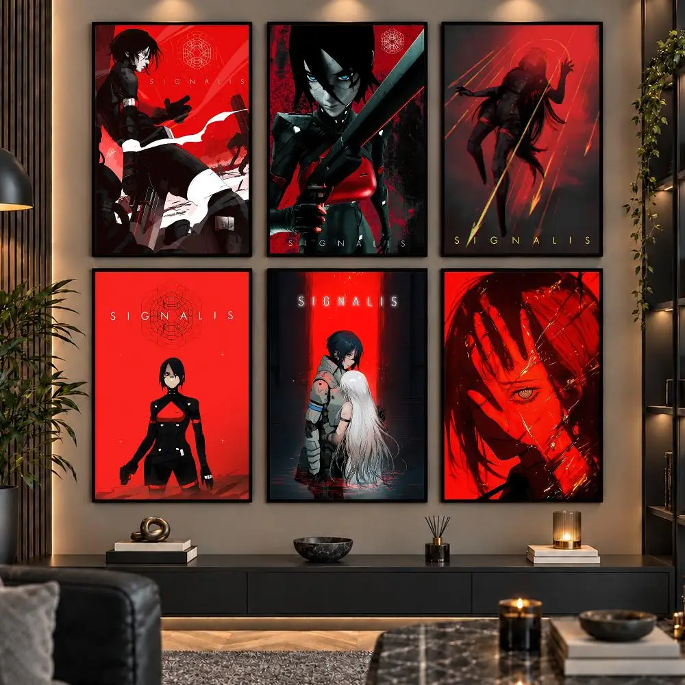 Video Game S-SIGNALIS Painting Calligraphy Canvas Wall Art Prints for Living Room Bedroom Home Decor Gift