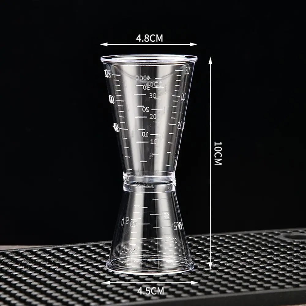 

New PP Measure Cup 20/40cc Transparent Double Shot Kitchen Supplies Large Capacity Measuring Jugs
