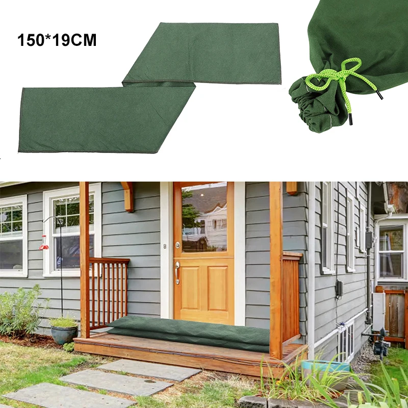 Long Canvas Sandbags Flood-proof sandbags Thickened Reusable Bags for Doors and Windows Waterproof Treatment in Rainy Season