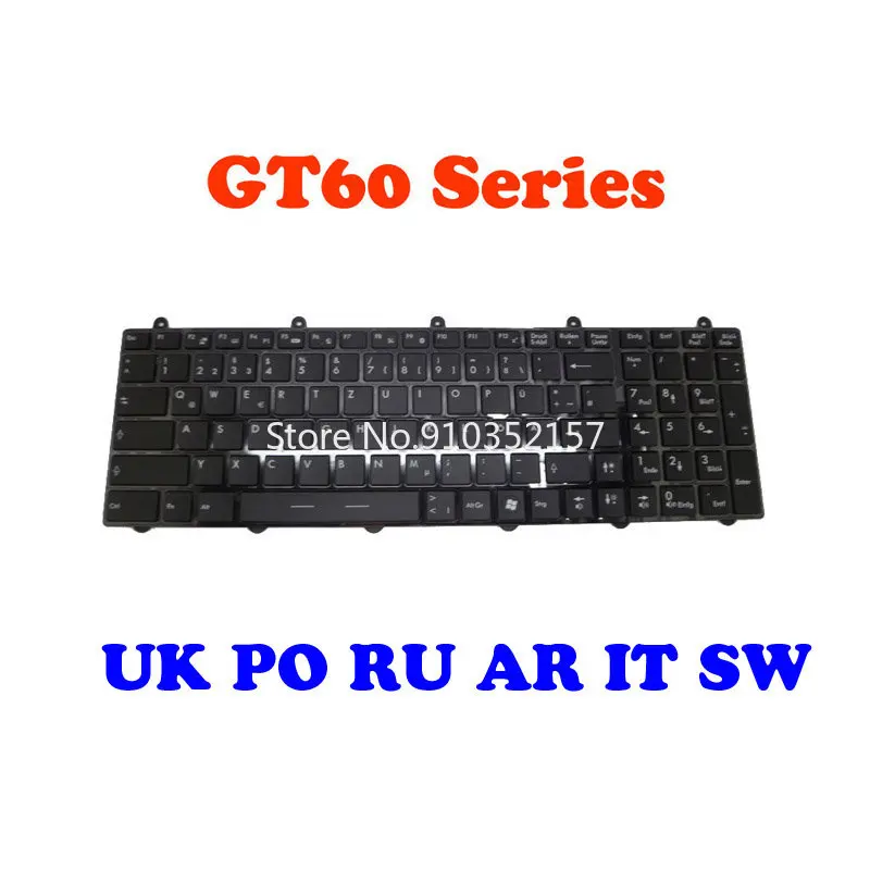 CA TR PO Keyboard For MSI GT60 0NC 0ND 0NE 0NF 0NG 0NR 2OC 2OD 2OJ 2OK 2PC 2PE GT70 2OC 2OD 2OKWS 2PC 2PE 2QD GX60 GX70 3BE 3CC