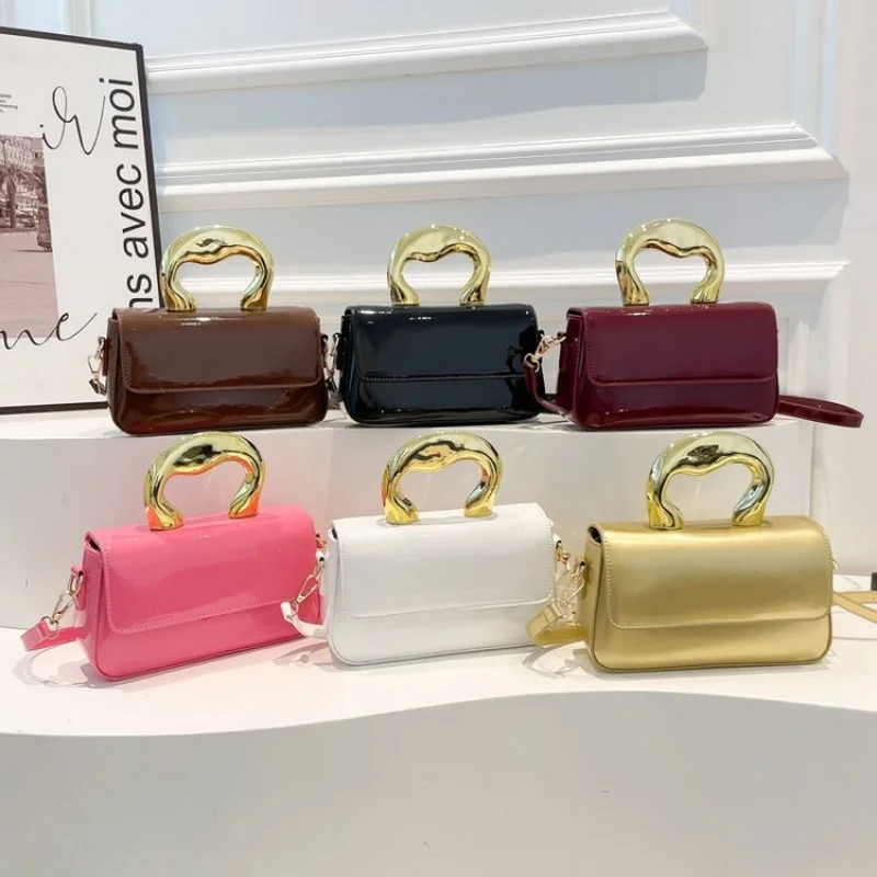 

Chic Classic Leather Messenger Bag For Women Luxury Brand Famous Designer Popular Crossbody Shoulder Handbag Tote Ladies Elegant