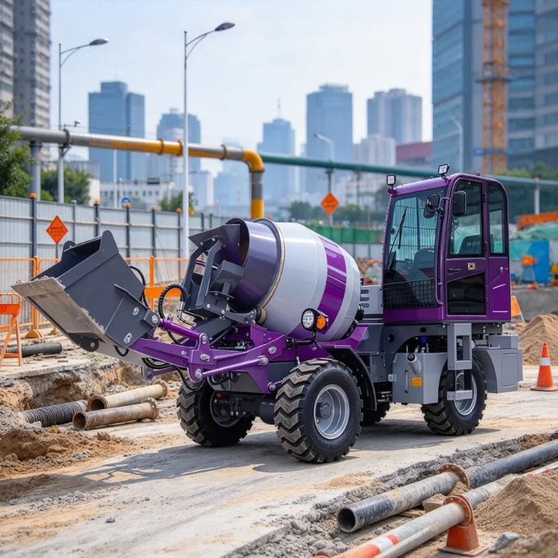 Cheap Price Small 1m3 1.5m3 2.5m3 4.5m3 5.5 M3 Self-loading Concrete Mixer Truck Self Loading Concrete Cement Mixer Truck