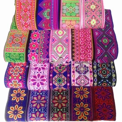 Polyester Ethnic Style Jacquard Ribbon DIY Apparel Sewing Supplies Webbing Lace Clothing Accessories 6.8m