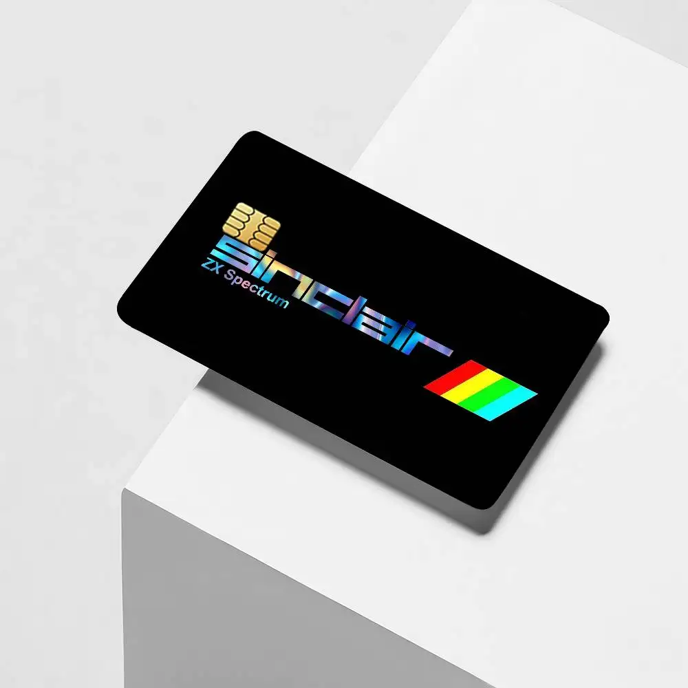 Product Sinclair ZX S-Spectrum Laser Reflective Card Skin Sticker For Debit Credit Card