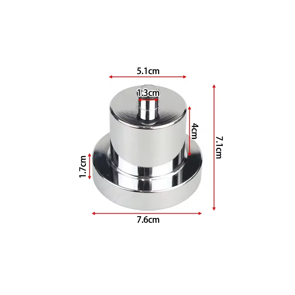 1Pc Silver Car Jack Pucks Floor Jack Lifting Jack Pad Lift Point Adapter Aluminum For Rivian R1T R1S JA-1008-S-1