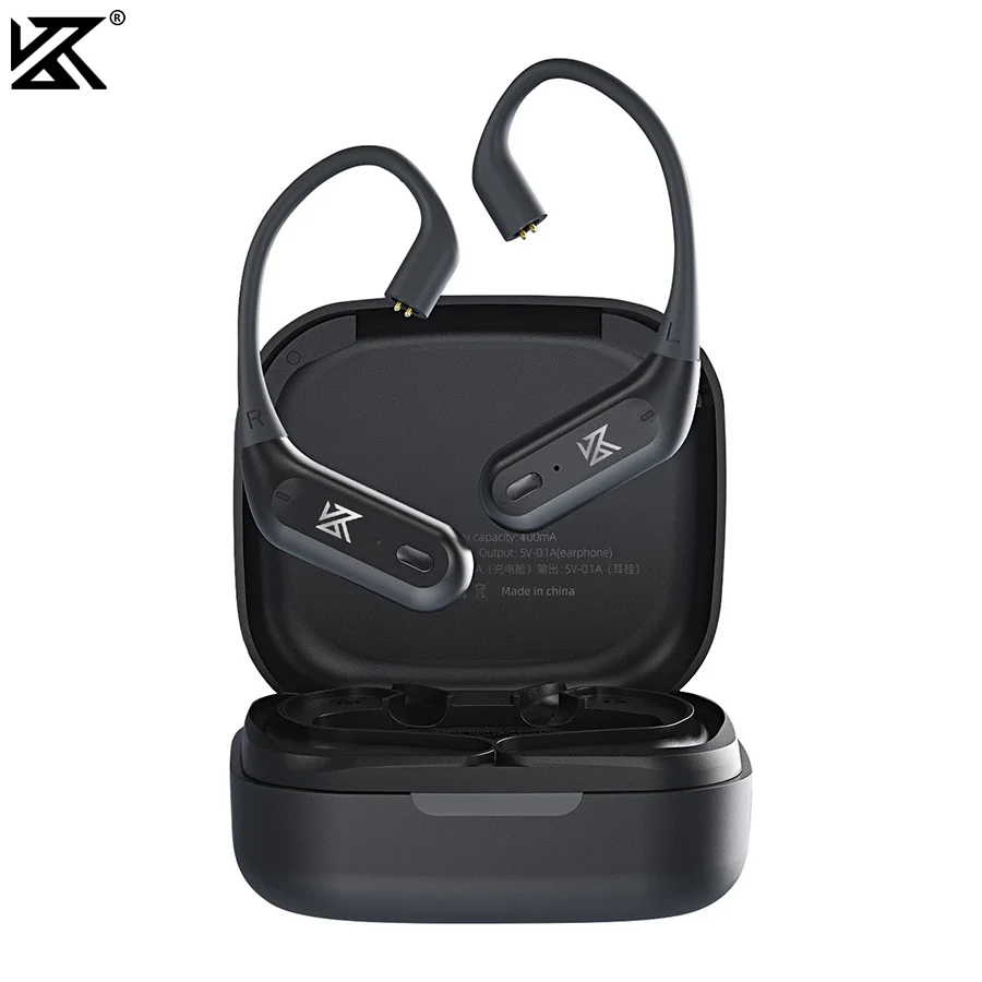 

KZ AZ09 Pro Wireless Headphones Adapter Cable QCC3040 Bluetooth 5.2 Module Upgrade Cable Ear Hook C Pin With Charging Case