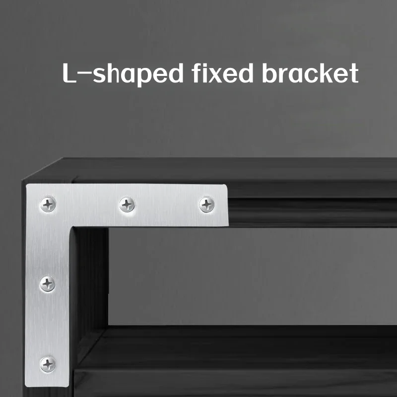 12pcs large medium small L-shaped corner bracket with right angles and fasteners suitable for tables chairs hardware accessories