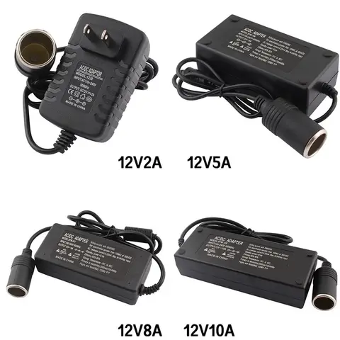 12V Car Power Adapter EU Plug ZUCZUG