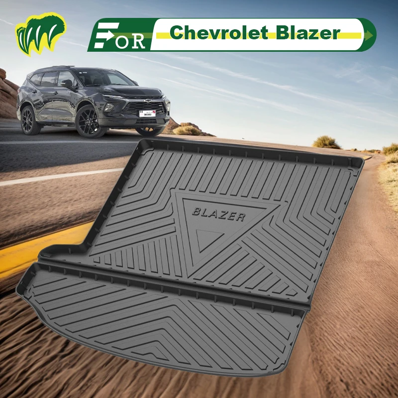 

For Chevrolet Blazer 2021 2022 2020-2023 Custom Fit Car Trunk Mat All Season Cargo Mat 3D Shaped Laser Measured Trunk Liners