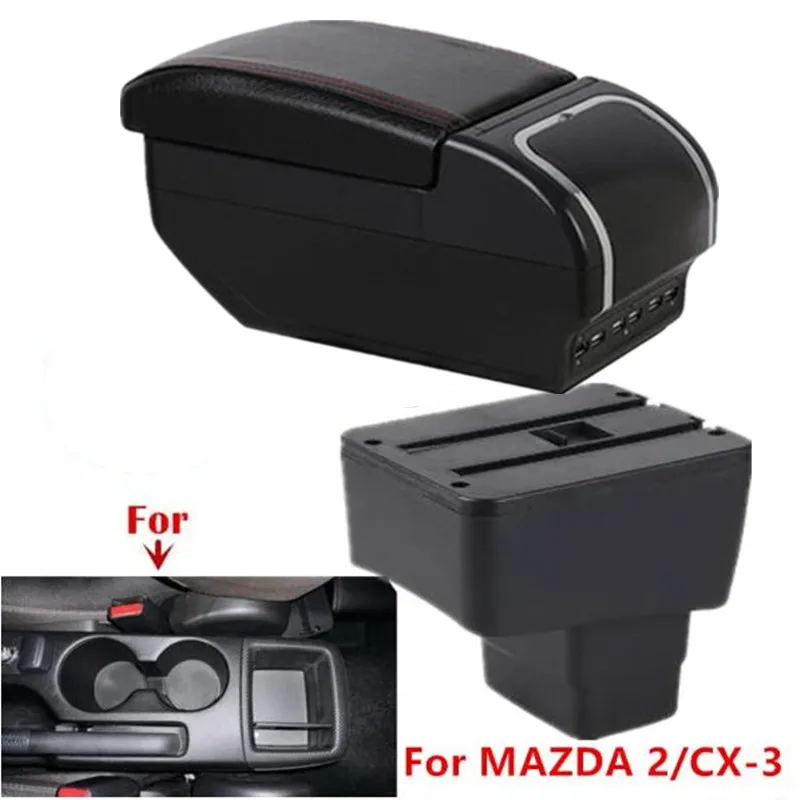 

Car Armrest box For Mazda CX-3 Mazda 2 skyactiv version cx3 CX-3 Storage box Interior Dedicated Retrofit car accessories