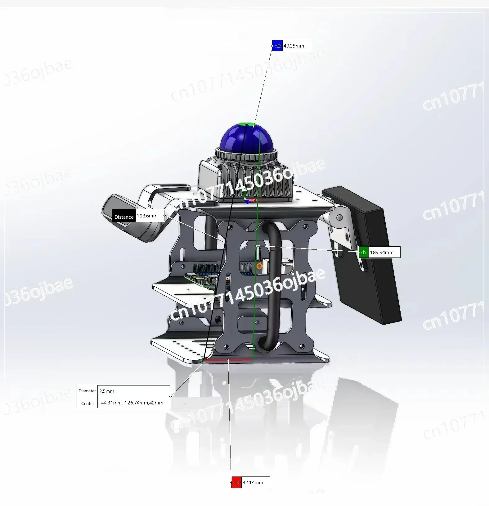 

For RealsenseD Series Products Livox Mid 360 LiDAR 3D Handheld Scanner Stand