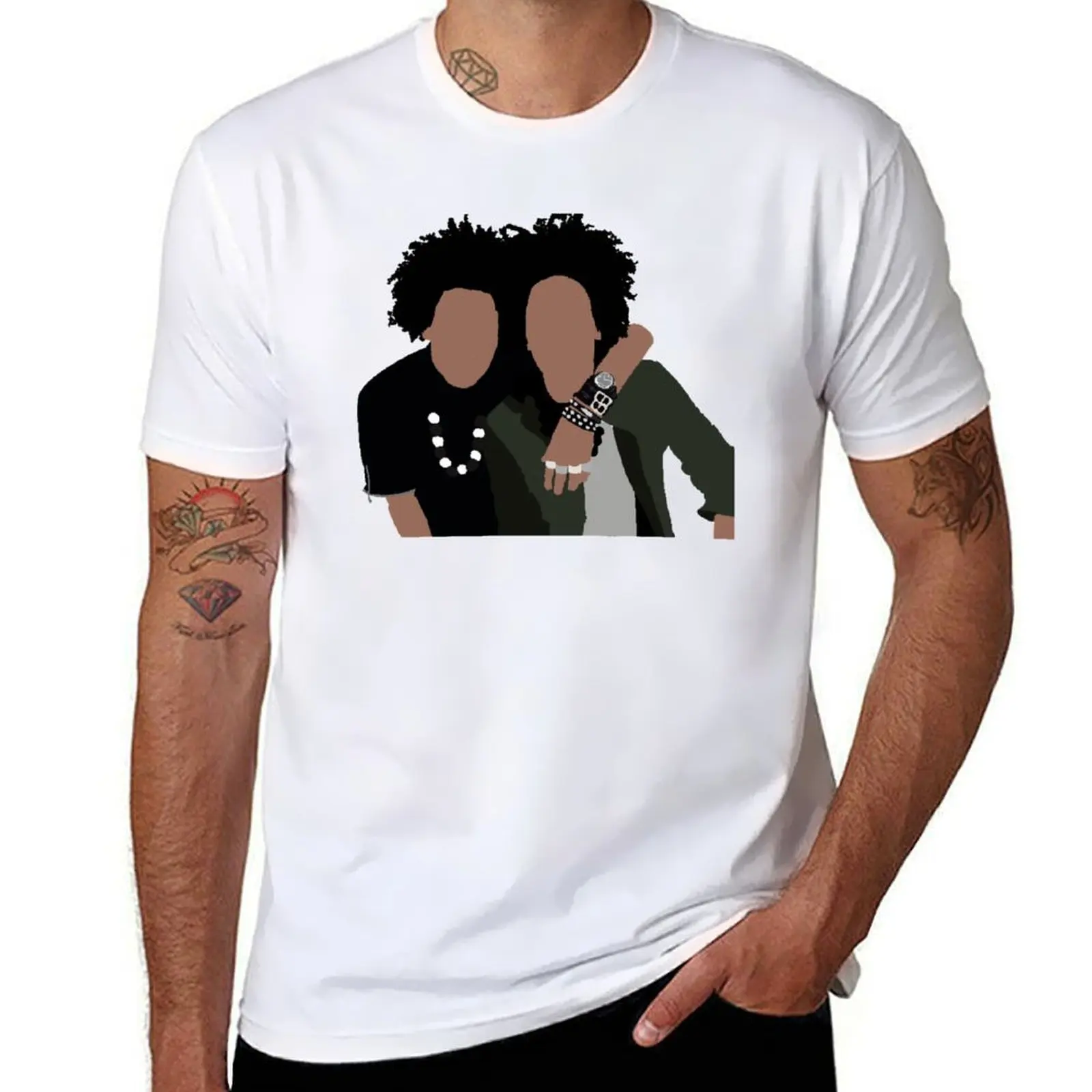 

Les Twins minimalist T-Shirt t shirts designer man t shirt heavy cotton T-Shirt