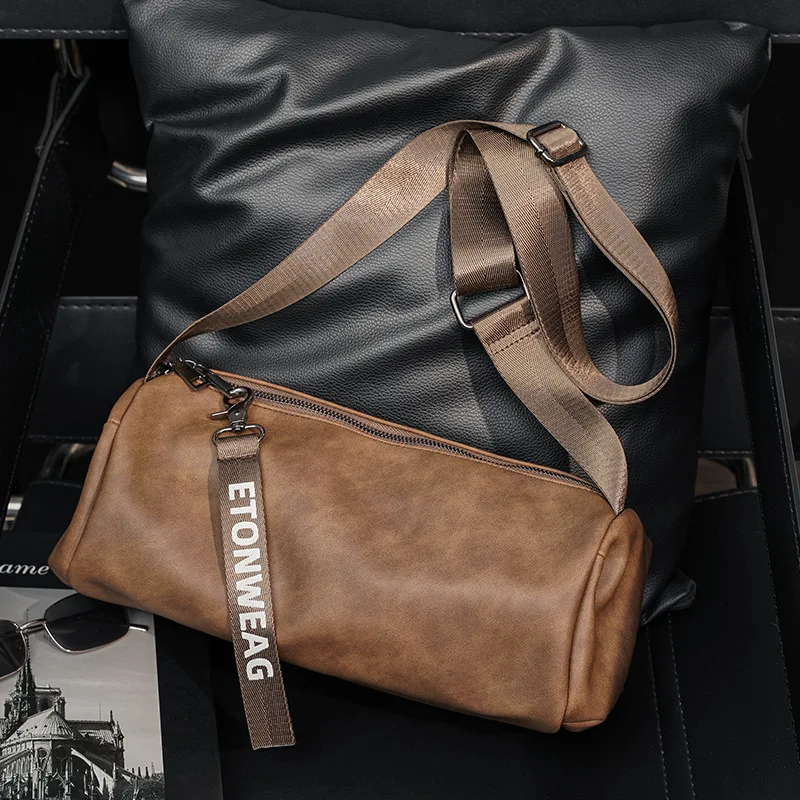 

Korean Style Man Bag Free Shipping Fashion Shoulder Bags for Men Unisex Sling Bag Leisurely Crossbody Bag Male Sling Bag