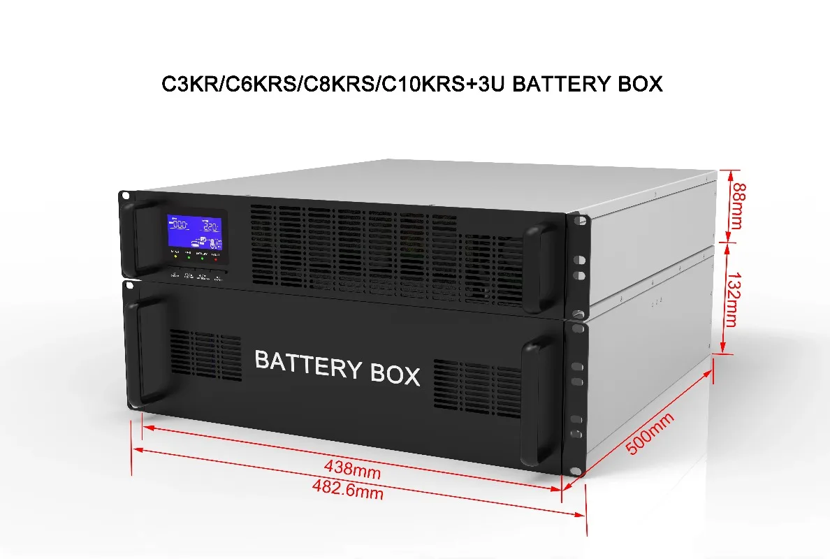 نظام إمداد الطاقة UPS عالي التردد 10KVA على الإنترنت - جودة عالية بدون بطارية