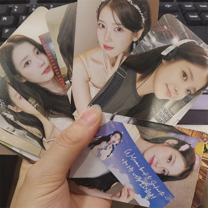 KPOP 30pcs/set IU Album Double Sided LOMO Card Lee Ji Eun High Quality HD Photo Card Fan Favorite Gift Greeting Card Postcard