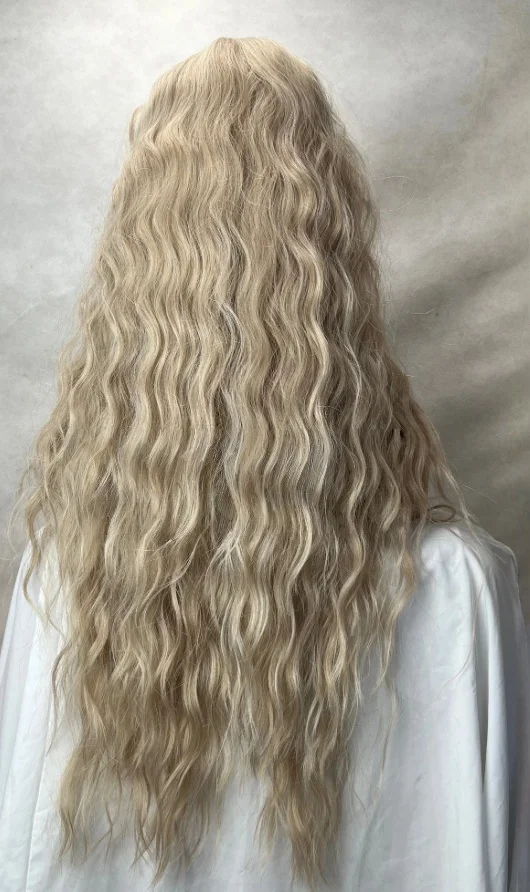 طويل موجة عميقة المرأة الباروكات الرماد الرمادي البلاتين شقراء الاصطناعية الدانتيل الباروكة الأمامية الإناث قبل قطعها شعري طبيعي شعر مستعار أعلى بيع